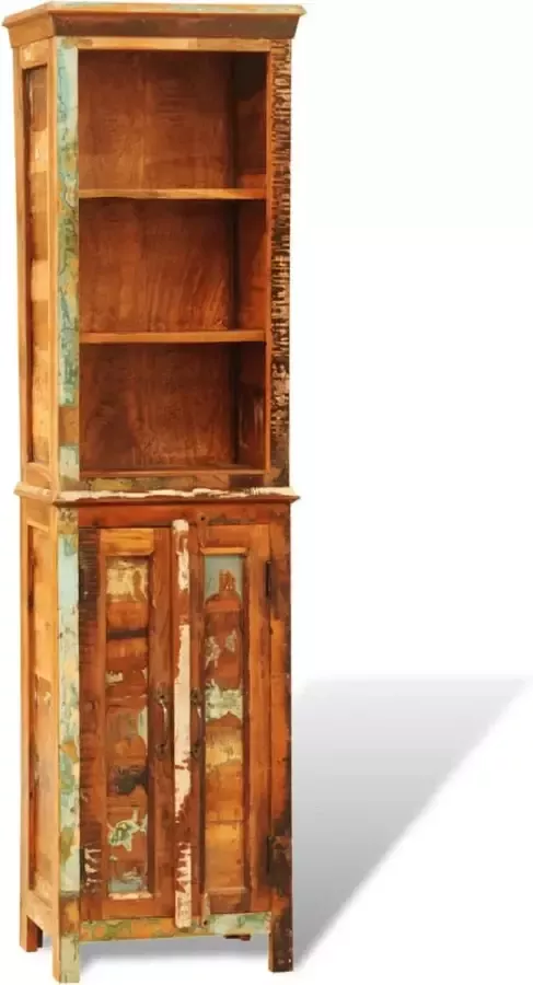VidaLife Boekenkast vintage-stijl massief gerecycled hout