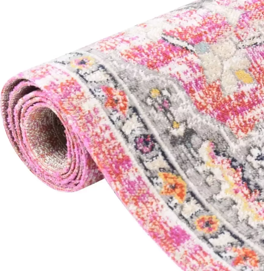 VidaLife Buitenkleed platgeweven 80x150 cm rood