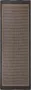 VidaLife Buitenkleed platgeweven 80x250 cm donkerbruin - Thumbnail 1