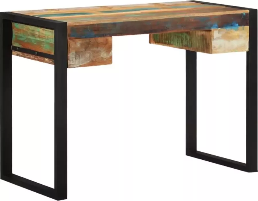 VidaLife Bureau massief gerecycled hout - Foto 2