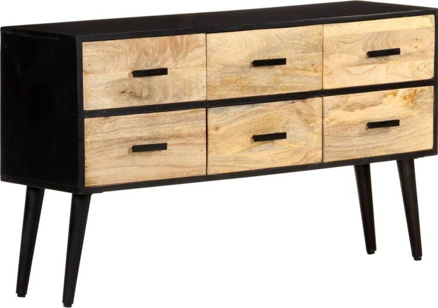 VidaLife Dressoir 110x33x64 cm massief mangohout