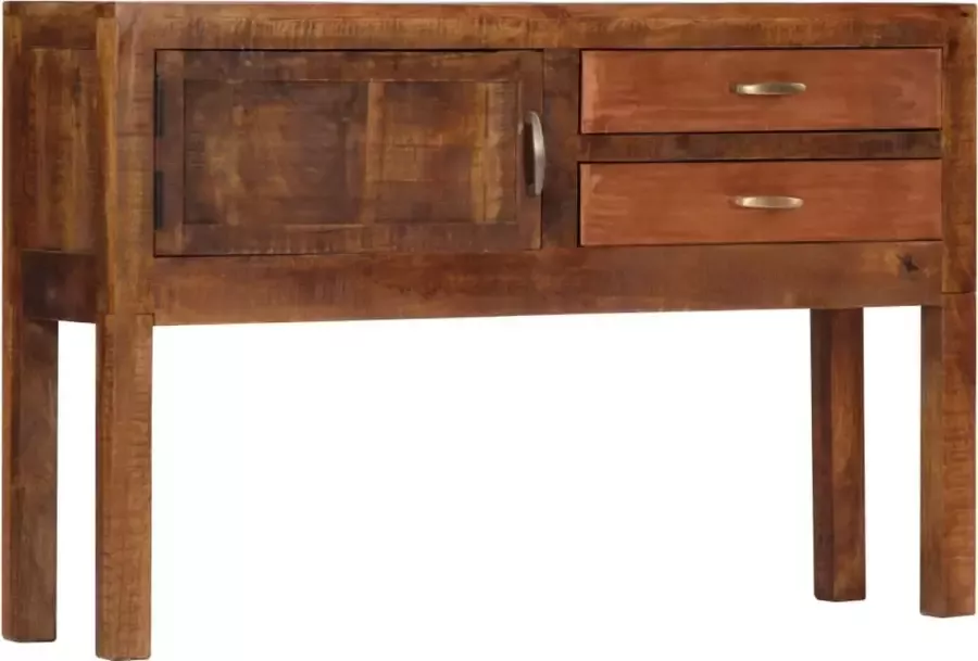 VidaLife Dressoir 118x30x75 cm massief mangohout