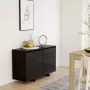 VidaLife Dressoir 120x41x75 cm spaanplaat zwart - Thumbnail 3