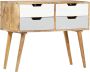 VidaLife Dressoir 85x40x71 cm massief mangohout - Thumbnail 1