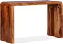 VidaLife Dressoir bureau massief sheeshamhout bruin - Thumbnail 1