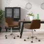 VidaLife Eetkamerstoelen 2 st draaibaar fluweel bruin - Thumbnail 2