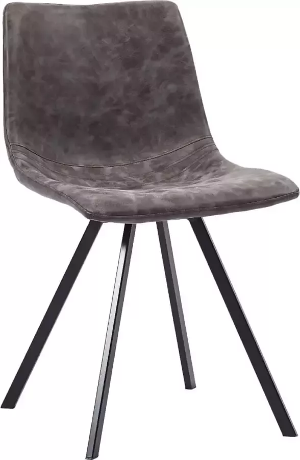 VidaLife Eetkamerstoelen 2 st kunstleer bruin - Foto 10