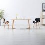 VidaLife Eetkamerstoelen 2 st kunstleer en gebogen hout zwart - Thumbnail 2