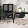 VidaLife Eetkamerstoelen draaibaar 2 st stof zwart - Thumbnail 5