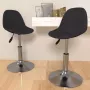 VidaLife Eetkamerstoelen draaibaar 2 st stof zwart - Thumbnail 4