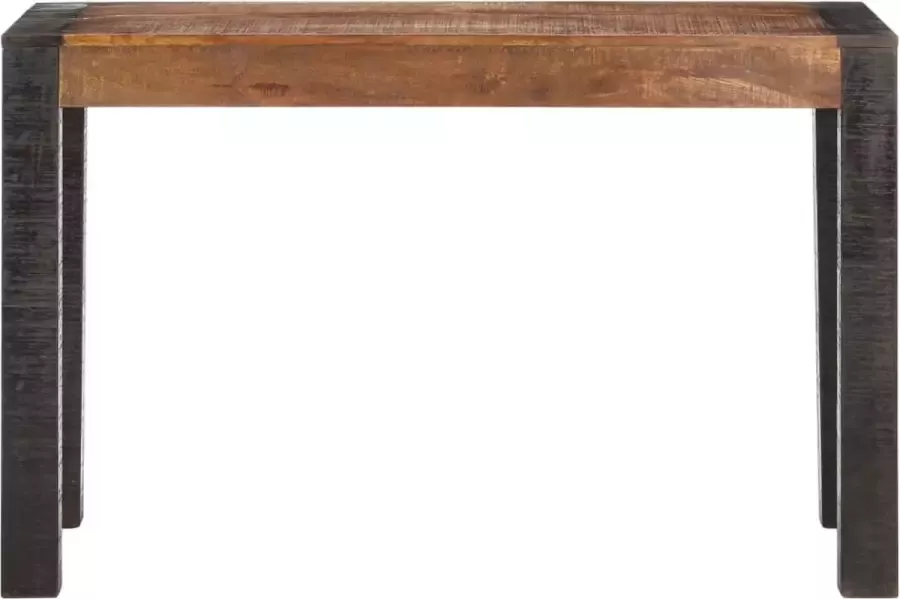 VidaLife Eettafel 120x60x76 cm massief ruw mangohout