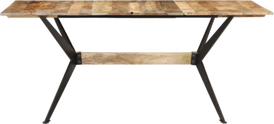 VidaLife Eettafel 180x90x76 cm massief mangohout