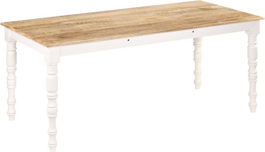 VidaLife Eettafel 180x90x76 cm massief mangohout