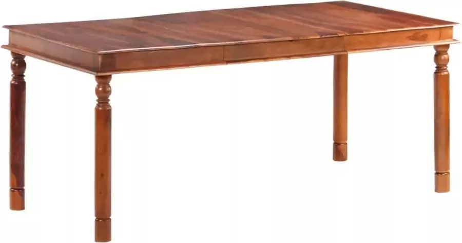 VidaLife Eettafel 180x90x76 cm massief sheeshamhout - Foto 2