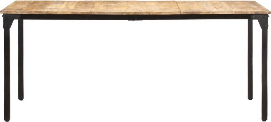 VidaLife Eettafel 180x90x76 cm ruw mangohout