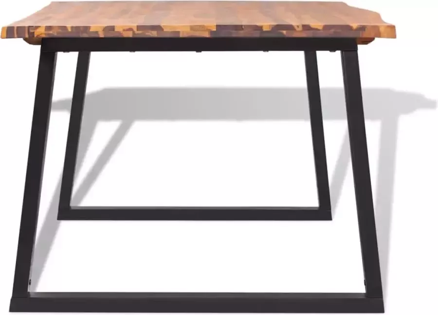 VidaLife Eettafel 200x90 cm massief acaciahout