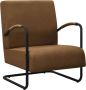 VidaLife Fauteuil stof bruin - Thumbnail 1