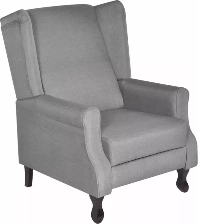 VidaLife Fauteuil stof grijs - Foto 2