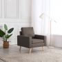 VidaLife Fauteuil stof taupe - Thumbnail 2