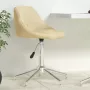 VidaLife Kantoorstoel draaibaar kunstleer crèmekleurig - Thumbnail 1
