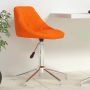 VidaLife Kantoorstoel draaibaar kunstleer oranje - Thumbnail 2