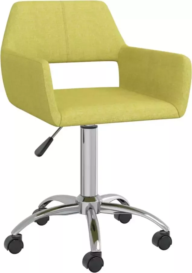 VidaLife Kantoorstoel draaibaar stof groen