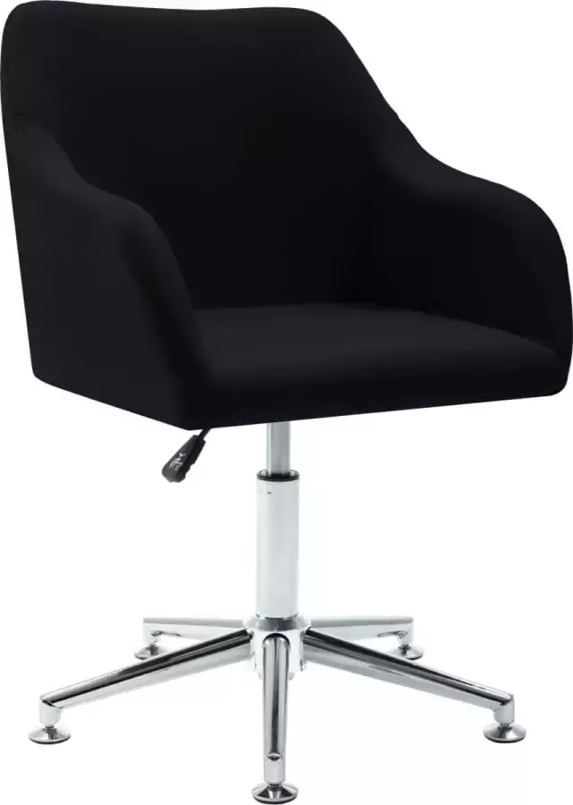 VidaLife Kantoorstoel draaibaar stof zwart - Foto 12