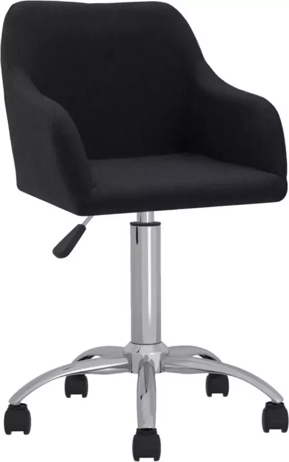 VidaLife Kantoorstoel draaibaar stof zwart - Foto 18