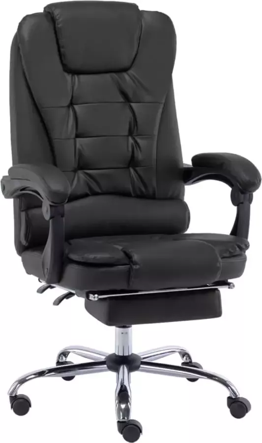 VidaLife Kantoorstoel kunstleer zwart - Foto 4