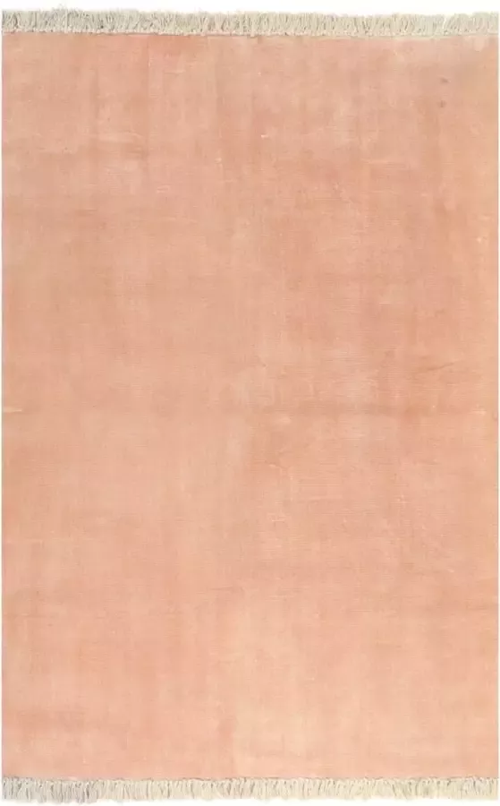 VidaLife Kelim vloerkleed 120x180 cm katoen roze
