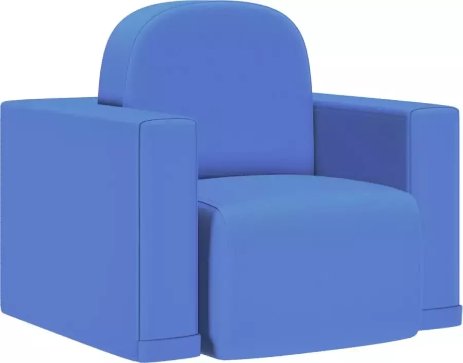 VidaLife Kinderbank 2-in-1 kunstleer blauw