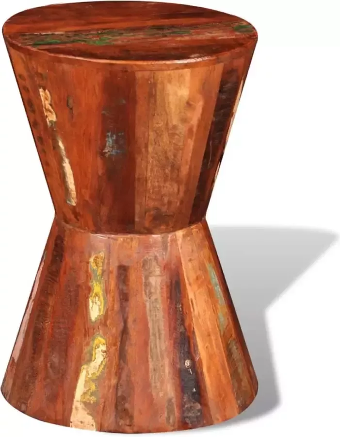 VidaLife Kruk massief gerecycled hout - Foto 3