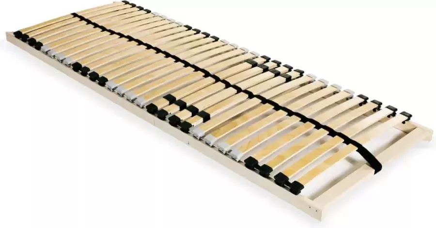 VidaLife Lattenbodem met 28 latten 7 zones 70x200 cm