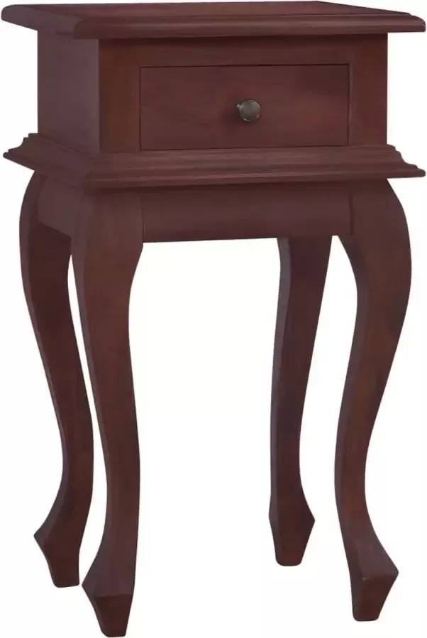 VidaLife Nachtkastje 35x30x60 cm massief mahoniehout klassiek bruin