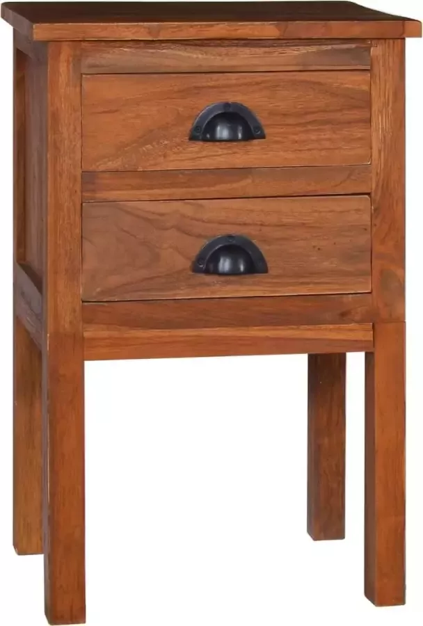 VidaLife Nachtkastje 40x35x60 cm massief teakhout