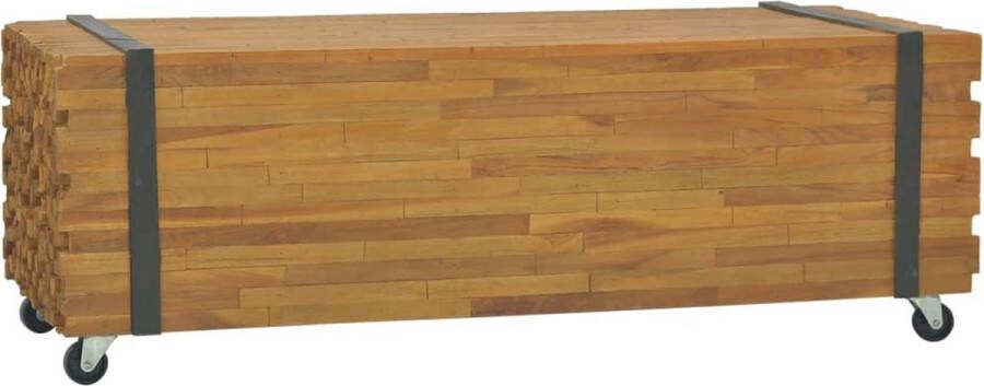 VidaLife Salontafel 110x45x38 cm massief teakhout