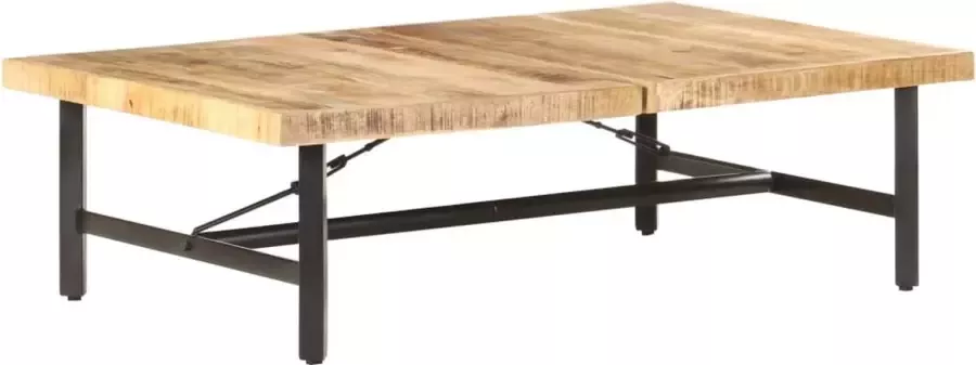 VidaLife Salontafel 142x90x42 cm massief mangohout