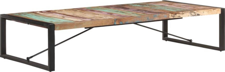 VidaLife Salontafel 180x90x40 cm massief gerecycled hout