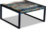 VidaLife Salontafel 80x80x40 cm massief gerecycled hout - Thumbnail 2