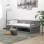 VidaLife Slaapbank met lades massief grenenhout grijs 90x200 cm - Thumbnail 3