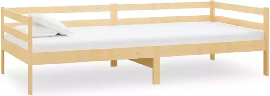 VidaLife Slaapbank met matras massief grenenhout 90x200 cm - Foto 2