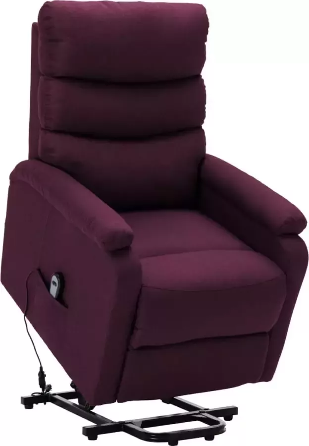 VidaLife Sta-op-stoel stof paars