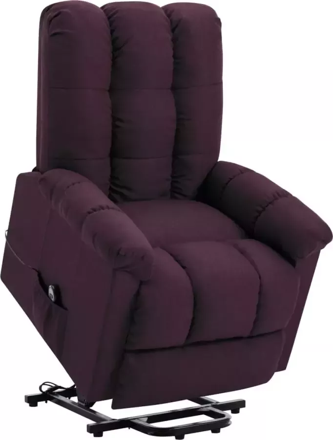 VidaLife Sta-op-stoel stof paars