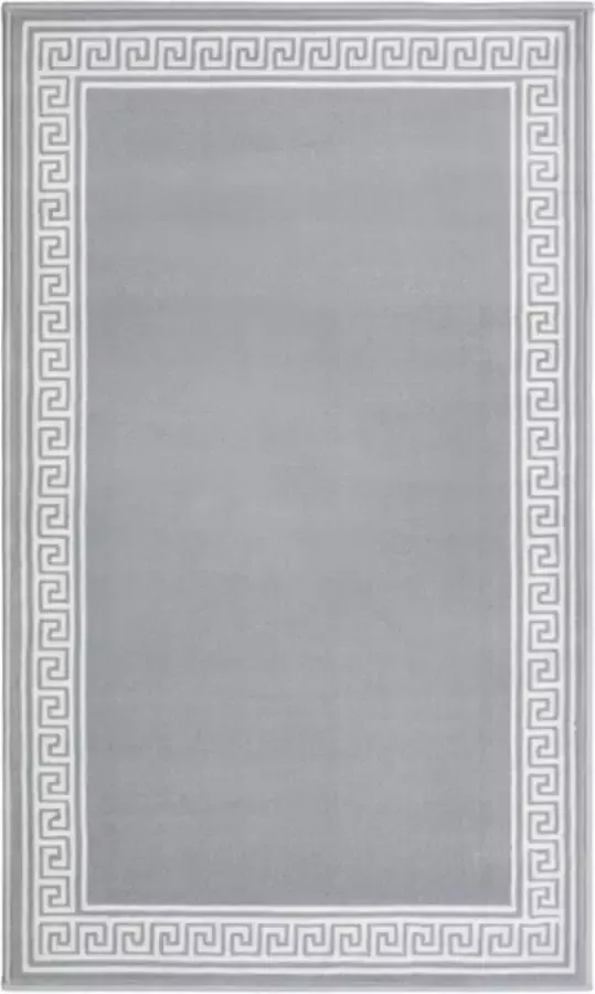 VidaLife Tapijtloper 100x150 cm BCF grijs met motief