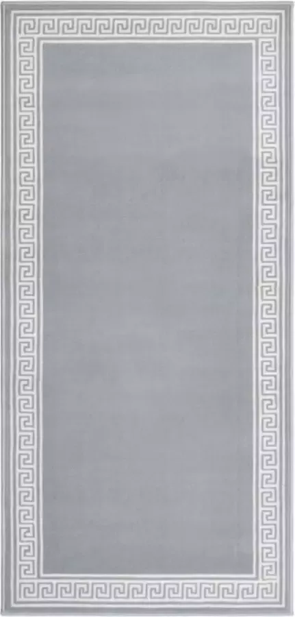VidaLife Tapijtloper 80x150 cm BCF grijs met motief