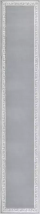 VidaLife Tapijtloper 80x450 cm BCF grijs met motief