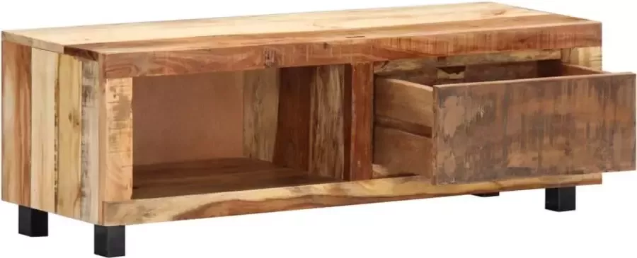VidaLife Tv-meubel 100x30x33 cm massief gerecycled hout