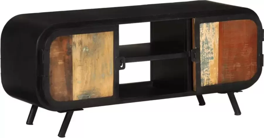 VidaLife Tv-meubel 110x30x45 cm massief gerecycled hout