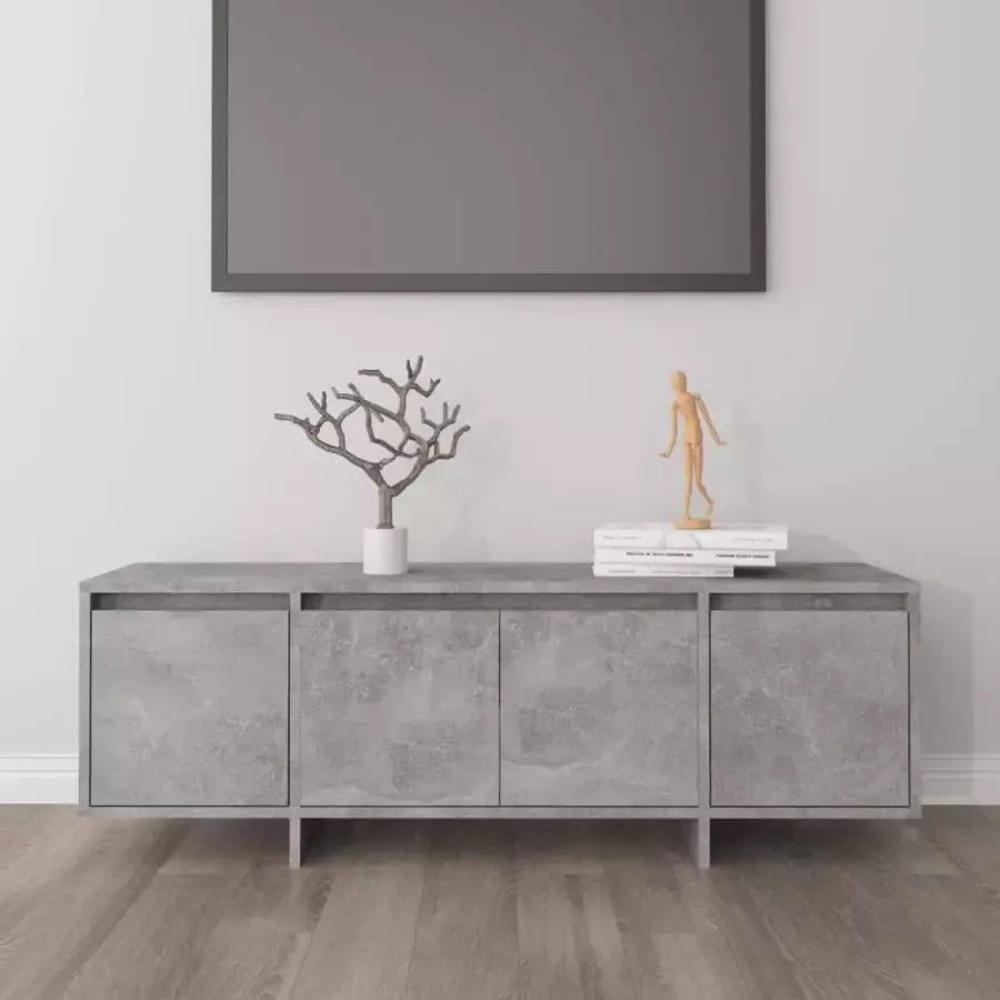 VidaLife Tv-meubel 120x30x40 5 cm spaanplaat betongrijs