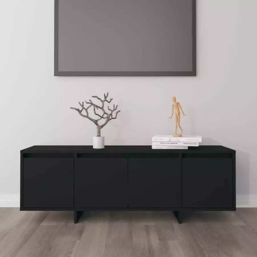 VidaLife Tv-meubel 120x30x40 5 cm spaanplaat zwart